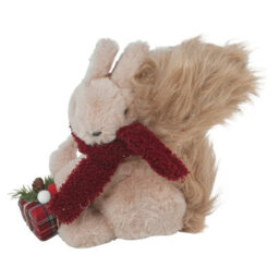Urbn-Living Urbnliving Christmas Plush Squirrel Ornament Holiday Table Centrepiece Window Decorations - thumbnail 5