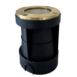 Lampfix Navigator 09201 Outdoor Ip67 1 Light Recessed Ground Light In An Antique Brass Finish
