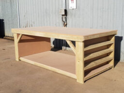 Arbor Garden Solutions Workbench Mdf Top With Extra Shelving, Very Wide 4Th Depth Table (H-90Cm, D-120Cm, L-180Cm) - thumbnail 4