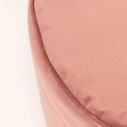 icon Milano Velvet Bean Bag Pouffe Dusk Pink Large Velvet Footstools - thumbnail 5