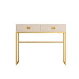 Melody Maison Large 2 Drawer Dressing Table And Pair Of Bedside Tables - Elle Stone Range - thumbnail 8