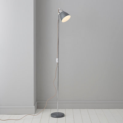 Colours Estiva Grey Floor Lamp