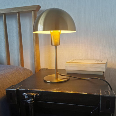 CGC Lighting Cgc Brushed Gold Mushroom Table Lamp - image 1