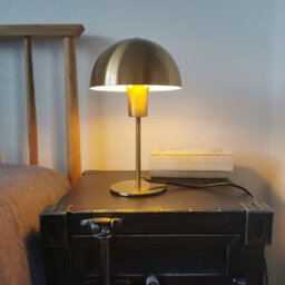 CGC Lighting Cgc Brushed Gold Mushroom Table Lamp - thumbnail 3