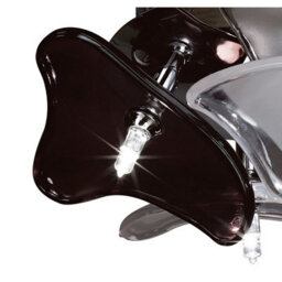 Luminosa Lighting Luminosa Otto Ceiling/wall 3 Light G4 Round, Polished Chrome/black Glass, Not Led/cfl Compatible - thumbnail 5