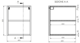 Aveli 1000mm Bathroom Vanity Unit White Marble Countertop Wall Hung Fluted Black Unit - thumbnail 6