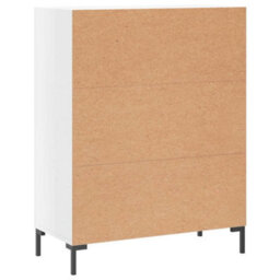 Berkfield Sideboard High Gloss White 69.5X34X90 Cm Engineered Wood - thumbnail 8