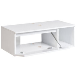 Wyld And Coco Wall-Mounted Bathroom Cabinet White 80 X 40 Cm Fluted Front - thumbnail 5