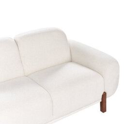 Beliani Sofa 2 Seater Odnes Boucle White - thumbnail 7