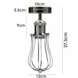 Retro Industrial Wall Light E27  Metal Lamp With Cage In Antique Style - thumbnail 2