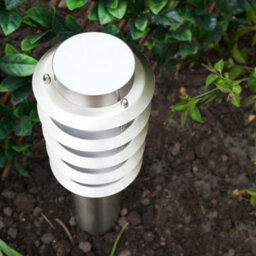Valuelights Wharf Modern Outdoor Stainless Steel Bollard Lantern Light Post - thumbnail 6