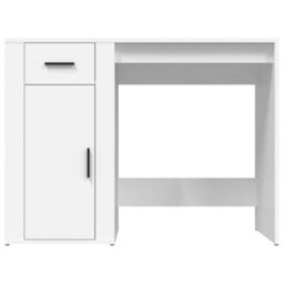 Berkfield Desk White 100X49X75 Cm Engineered Wood - thumbnail 6