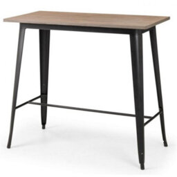 Ashfield Grafton Bar Table & 2 Luxe Blue Bar Stools - thumbnail 3