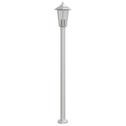 Outdoor Floor Lamp Silver 120 Cm Stainless Steel - thumbnail 2