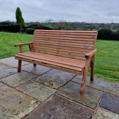 Churnet Valley Garden Furniture Ltd Churnet Valley Garden Furniture Valley 3 Seat Bench - image 1