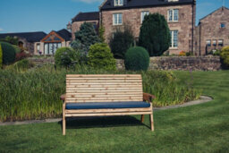 Churnet Valley Garden Furniture Ltd Churnet Valley Garden Furniture Valley 3 Seat Bench - thumbnail 5