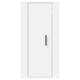 Berkfield Wall Mounted Tv Cabinet White 40X34,5X80 Cm - thumbnail 5