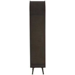 Orsina Industrial Bar Cabinet, Ample Storage Wooden Shelves, Durable Wine Storage Tall Bar Unit, Wooden Cabinet - thumbnail 3