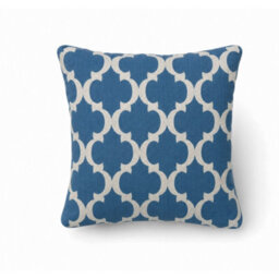 Glendale Garden & Leisure Outdoor Garden Scatter Cushion (Pack Of 4) - L45 X W45 Cm - Aztec Blue