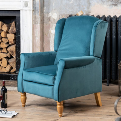 Barksdale Recliner Armchair - Teal - image 1