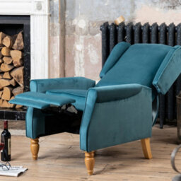 Barksdale Recliner Armchair - Teal - thumbnail 3