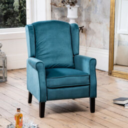 Barksdale Recliner Armchair - Teal - thumbnail 4