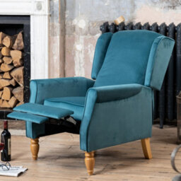 Barksdale Recliner Armchair - Teal - thumbnail 2