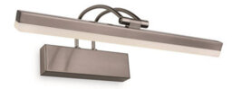 Luminosa Lighting Luminosa Led 1 Light Picture Wall Light - 8W Brushed Steel