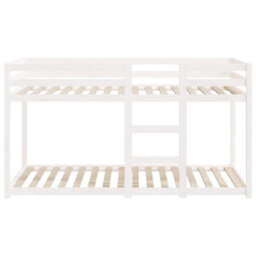 Berkfield Bunk Bed White 80X200 Cm Solid Wood Pine - thumbnail 5