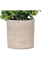 Eucalyptus Plant In Stone Effect Pot, Realistic Artificial Decor - thumbnail 3