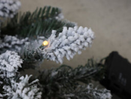 Outdoor Living (NW) Ltd 270Cm Premium Mixed Branch Pre-Lit Snow Filled Christmas Garland - With Timer - thumbnail 3