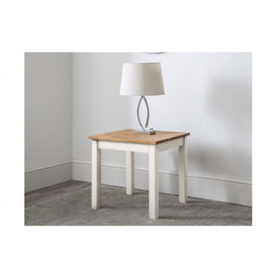 Ashfield Ivory And Oak Classic Lamp Table - image 1