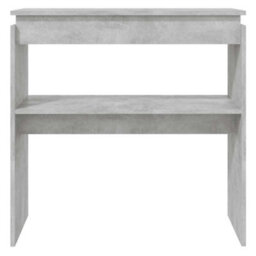Vidaxl Console Table Concrete Grey 80X30X80 Cm Engineered Wood Console Tables - thumbnail 4