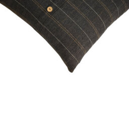 Wyld Haus Set Of 2 Quimper Pewter Wool Cushion Covers 450 X 450 mm With Button Detail - thumbnail 4