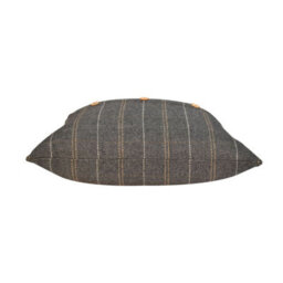 Wyld Haus Set Of 2 Quimper Pewter Wool Cushion Covers 450 X 450 mm With Button Detail - thumbnail 3