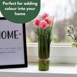 Smart Garden Marco Paul Artificial Indoor Flower Bouquet - Pink - thumbnail 6