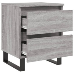 Berkfield Bedside Cabinets 2 Pcs Grey Sonoma 40X35X50 Cm Engineered Wood - thumbnail 6