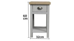 Spot On Dealz Bedside Cabinet Small Bed Side Table For Bedroom 1 Drawer Wooden Side Storage Nightstand - thumbnail 2