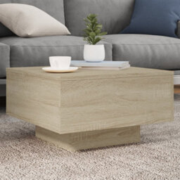 Vidaxl Coffee Table Sonoma Oak 55X55X31 Cm Engineered Wood - thumbnail 1