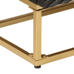 Berkfield Chest Of Drawers Black 55X30X76 Cm Solid Wood Mango And Iron - thumbnail 8