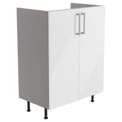Ennis Gloss White Modern Freestanding Bathroom & Wet Room Base Unit (W)595mm (H)820mm - image 1
