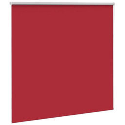 Berkfield Roller Blind Blackout Red 150X150 Cm Fabric Width 146.6 Cm Polyester - thumbnail 3