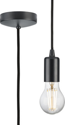 Knightsbridge 8270Lat 1.8M Contemporary Pendant Set In An Anthracite Finish - image 1