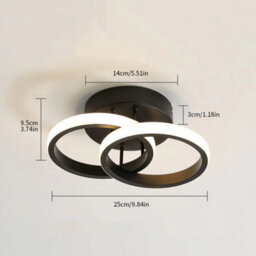 Pheashine Ceiling Lights, Modern Round Ceiling Light, 22W, Warm White 3000K With  For Living Room,hallway,bedroom(25Cm) - thumbnail 3