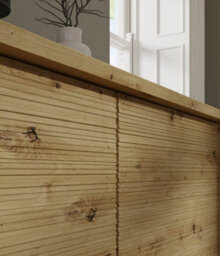 Arte Modern Sherwood Tv Cabinet In Oak Artisan W1800mm X H600mm X D400mm - thumbnail 3