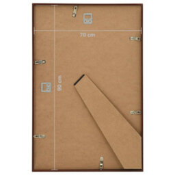 Berkfield Modern Photo Frames Collage 5 Pcs For Wall Or Table Bronze 70X90Cm Mdf - thumbnail 8