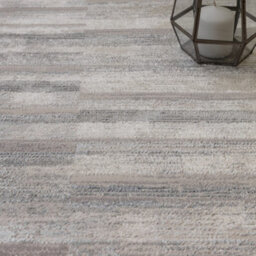 The Rug Edit Ritz Metallic Stripe Charcoal Living Room Rug - 120X160Cm - thumbnail 3
