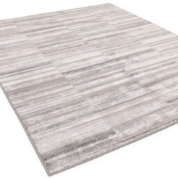 The Rug Edit Ritz Metallic Stripe Charcoal Living Room Rug - 120X160Cm - thumbnail 4