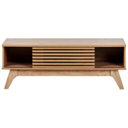 Beliani Modern Tv Stand, Brown Particle Board, W120 X D40 X H44Cm - thumbnail 1