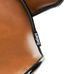 Wyld And Coco Glamour Bar Chairs Set Of 2 Golden Brown Faux Leather Swivel Gas Lift Stools - thumbnail 9